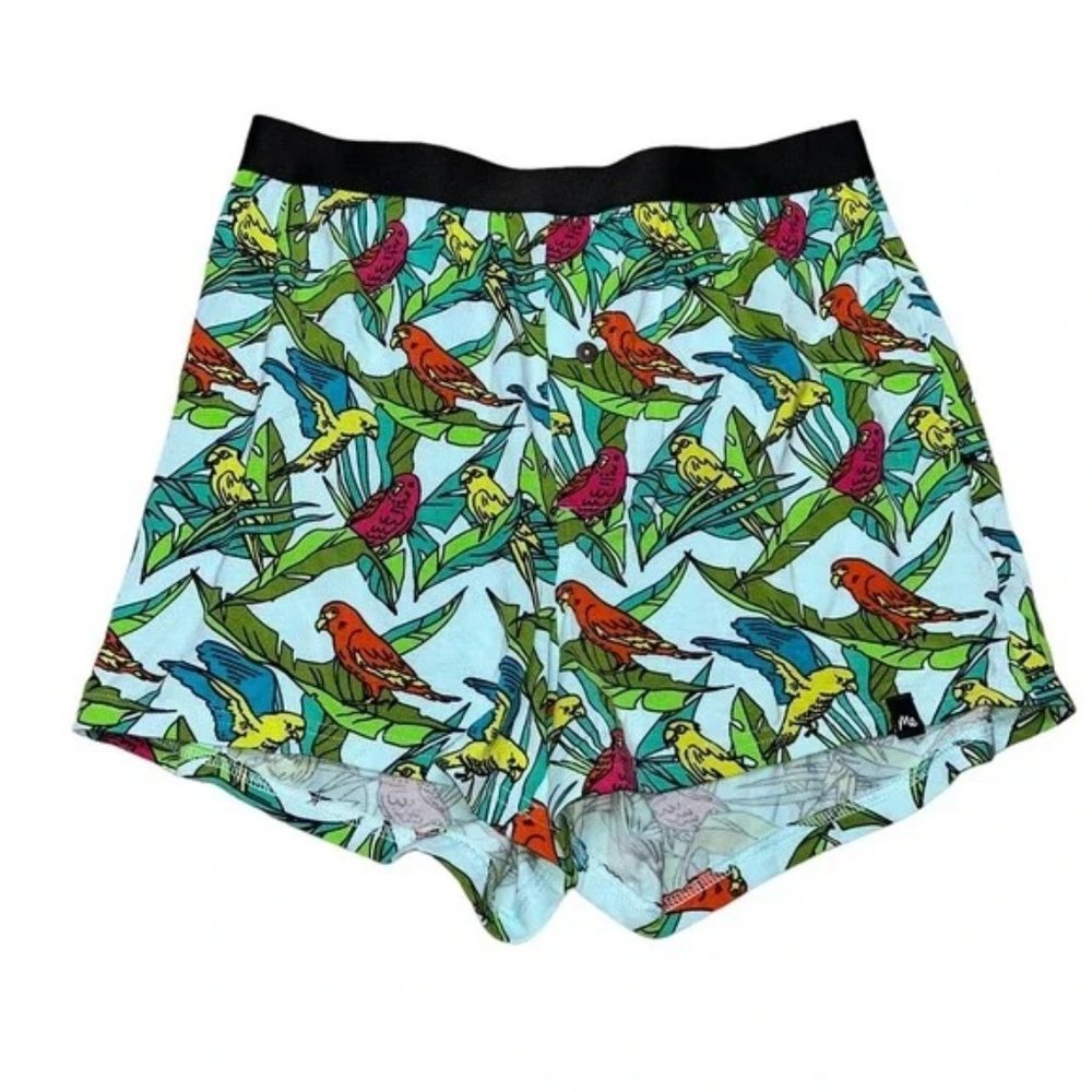 New MeUndies Parrot Tropical Print Men’s Boxer